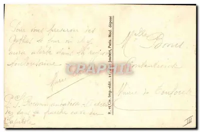 Nénénette e Rintintin — Decoração de brinquedos de palha — Porte-Bonheur — Verso