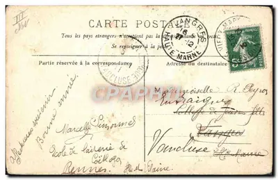 Costumes des Côtes-du-Nord — Les environs de Dinan et Plaintel — éditeur A.G. n°57 — Verso
