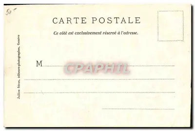Nos Alpes — pastor com cabras e porcos — J.J.3018 A. — Verso
