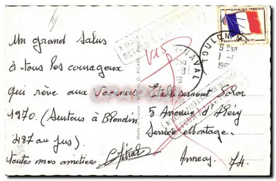 Dois marinheiros e uma mulher à beira da água — Chaperon Jean — n°1151 — Verso