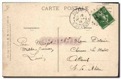 De serviço de guarda de estábulo — A Vida Militar — E.R., Paris, Modelo depositado n° 14877 — Verso