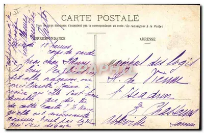 Scène de soldats en camp de garnison — Au Jus !! — éditeur non visible — Verso