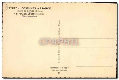 St-Pol-de-Léon — Stary chuligan — Rysunki Charles Homualk, wydawca Gaby — Rewers