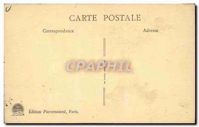 Rudolph Valentino w filmie «Le Cheik» — Films Paramount — Wydawnictwo Paramount, Paryż — Rewers