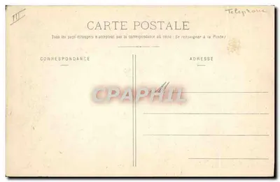 Donna al telefono — Edizione Bergeret — n° III — Verso
