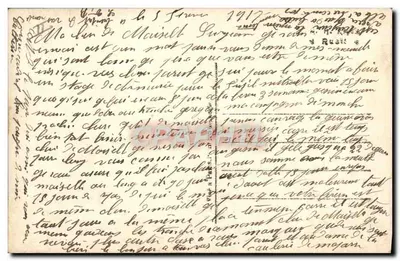 Żołnierz i kobieta przy telefonie — scena miłosna — wydawca D.L.C. n° 9803 — Rewers