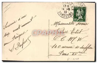In Perigord — Una felice famiglia — Verso