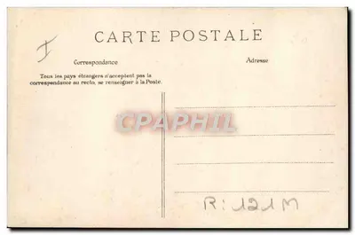 La Paie des Moissonneurs — scène de campagne — éditeur anonyme, n° de série non visible — Verso