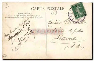De kleine geschenken — onbekende uitgever — gedateerd ongeveer 1910 — Achterkant