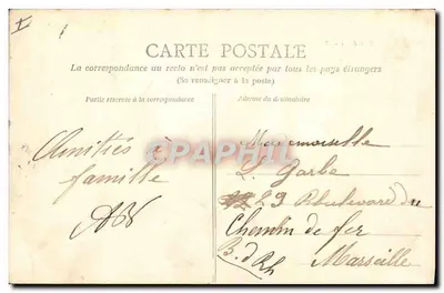 Le Havre — Grand Quai — E.B.Z. 8 — wydawca E.B.Z. — Rewers