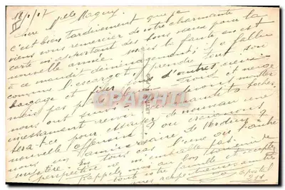 Bukiet róż i biały słonko — Porte-Bonheur — wydawca AA, n° 1207 — Rewers