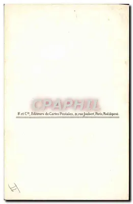 Nénénette, Rintintin y Radadou — Porte-Bonheur — R. y Cie, editores de tarjetas postales, 21 rue Joubert, París — Reverso