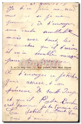 Nénette i Rintintin — Porte-Bonheur — R. et Cie. Imp.-édit., Rue Joubert, Paryż — Rewers