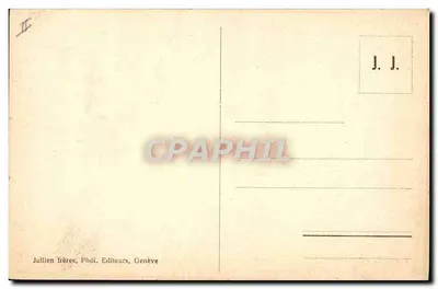 Nos cimos — Aiguilha Verde e o Mont-Blanc — J. J. 3162 — Verso