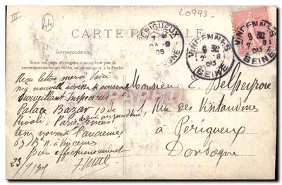 Jeunes Chevrières — C. L. C. — Achterkant