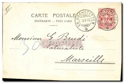 Gr. Höchstetten — Alpes suíços — editor Kaiser & Cie, Bern, série 7789 — Verso