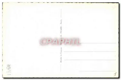 Mulher com capa de pele e homem carregando pacotes — Tabac — desenho de CHAP — Verso