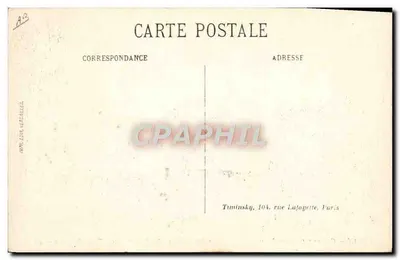 Boran — Acampamento do Trem dos Equipamentos das Padeiras de Campo — T M K, Visa Paris 409 — Verso
