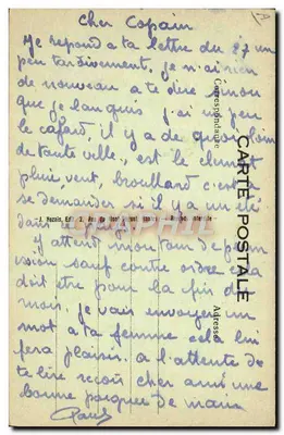 Brest Pot-de-Chambre Bretanii — scena deszczowa — J. Nozais, wydawca, nr 50 — Rewers