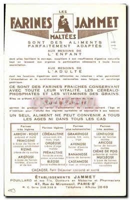 A Savóia — As Velhas Províncias da França — Editado pelas Farinas Jammet — Verso