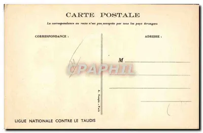Crianças brincando com barcos de papel — ilustração de Poulèvre — Ligue Nacional contra os Chaleiros — Verso