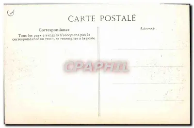 Innenansicht des Postamts — Streik der Postbeamten — Verlag ELD, n°3 — Rückseite