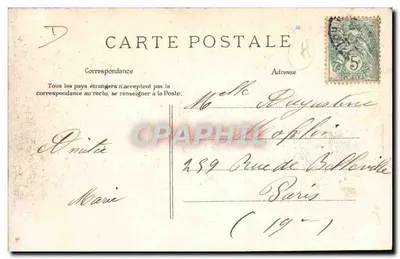 Manifestação do 1º de maio em Paris — Diante da caserna do Château-d'Eau — Hélio. E. Le Deley, Paris — Verso
