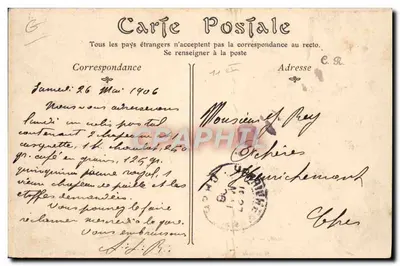 Paris, 1º de Maio de 1906 — Curiosos e Manifestantes reunidos aos pés da Estátua da República — As Jornadas Históricas — Verso