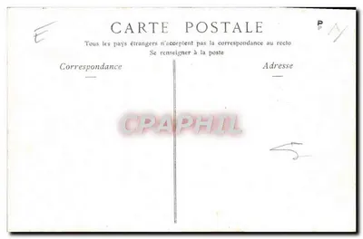 Paris — A praça do Castelo d'Água e os diques dos Dragões em primeiro plano — Cliché Chusteau-Flaviens, série 18 — Verso