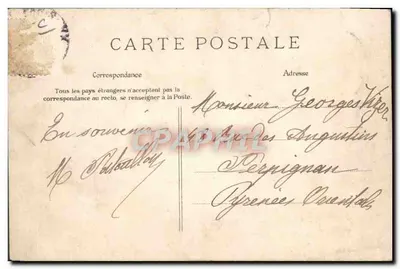 Manifestação do 1º de maio em Paris — Diante da Bolsa do Trabalho — E. Le Doley, Paris — Verso