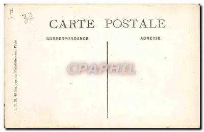 Colonie de METTRAY — Les Brossiers — Verso
