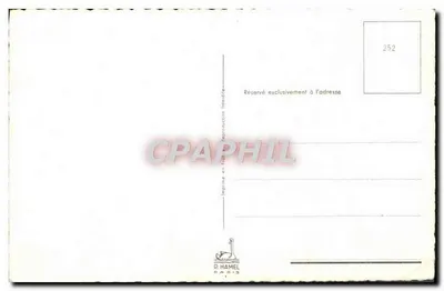 Bilhete postal antigo Humor Goux Marin — Verso