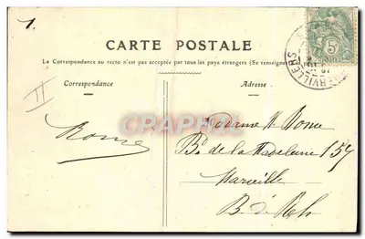 Rambervillers — Revisão do 17º Batalhão — Em formação para o Desfile — E. Rivot, editor — Verso