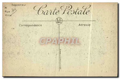A Capela Ardente onde repousou o Coração de Gambetta — Place Denfert-Rochereau — LL. — Verso