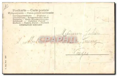Exército Alemão — Soldados em formação — G. Sch. Sch. 1251 — Verso