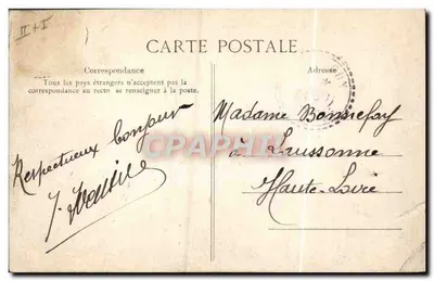Camp de La Courtine — Ogólny widok — Wydawnictwo ELD, nr 3222 — Rewers