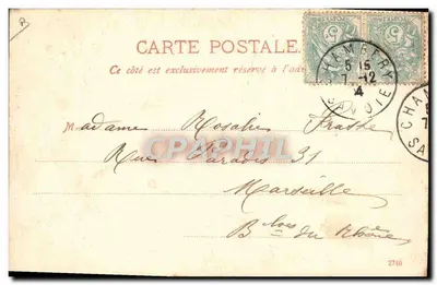 Vale de Brides-les-Bains — Trajes antigos e modernos — Foto Flament, Amiens — Verso