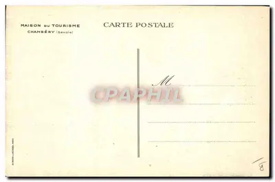 Restaurante da Maison du Tourisme — Chambéry — Jo Calvi 1930 — Verso