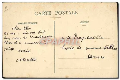 Savoie - Ramoneiro no Trabalho - L. Gramail, Chamblery, N° 810 — Verso