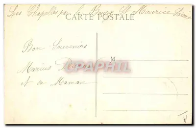 Traje de BOURG-St-MAURICE (Cabeleira da Fronteira) — Série 96 — Editor não identificado — Verso