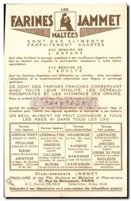 Les Vieilles Provinces de France — La Picardie — Édité par les Farines Jammet — Achterkant