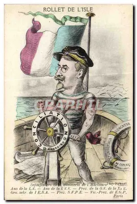 Rollet de l'Isle — caricatura política — editor Paris 1911