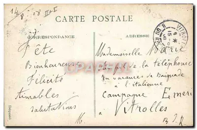 Dziewczyna grająca na telefonie — S. Marie — Bidou, n°113 — Rewers