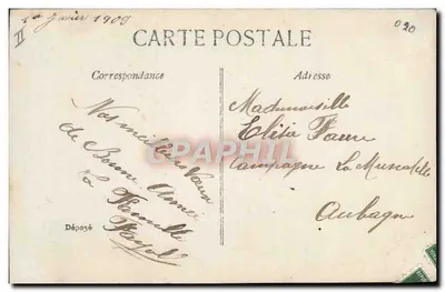 Uma menina carinhosa — Boas Festas 1909 — ELD, n° 139 — Verso
