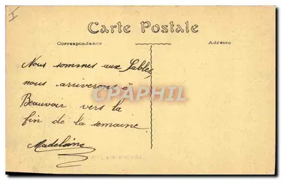 Les Sables d'Olonne — Przystań, na nabrzeżu — Wydawnictwo Arts Géographiques, nr 58 — Rewers