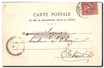 CANNES - O Port, Barcos de lastro — Ed. Giletta, fot. Nice, n° 417 — Verso