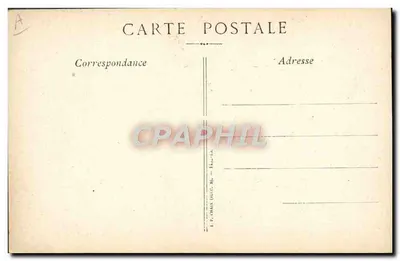 Orfanato de las Fuerzas Armadas — Sede legal: 16, rue de la Sorbonne, París — J. Jugoulotary — Reverso