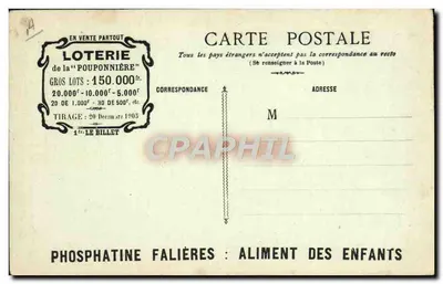 Cinq enfants à table — scène de la Pouponnière — Agence Fournier, 14, rue Etienne-Marcel, PARIS — Verso