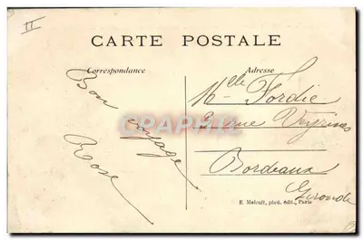 St-MAURICE — Het Asiel voor Geestelijk Zieken — De Eerste Hof — E. M. — Achterkant