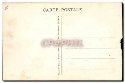 Infantería en Entrenamiento — Serie 3 — Editor C. Denauc, Marsella — Reverso